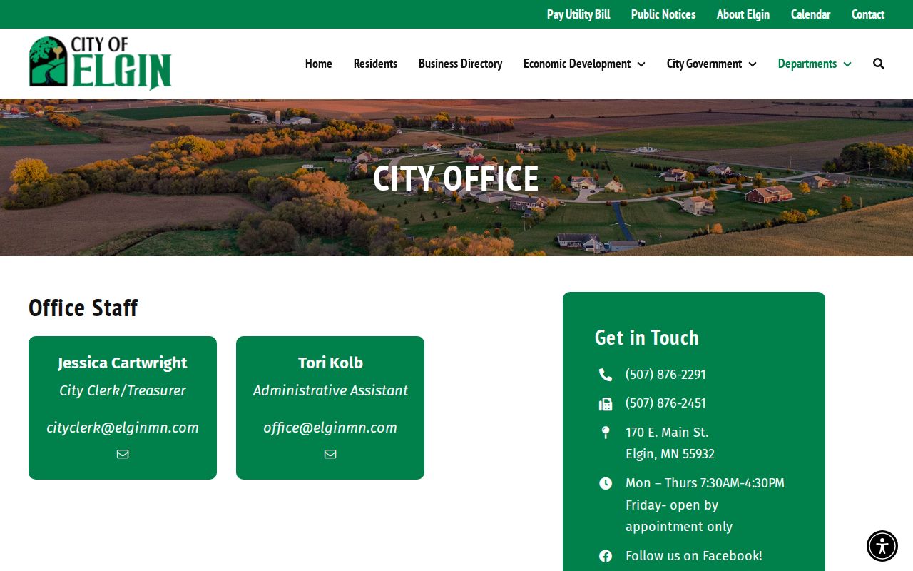 Wabasha County Elgin court docket City Office information