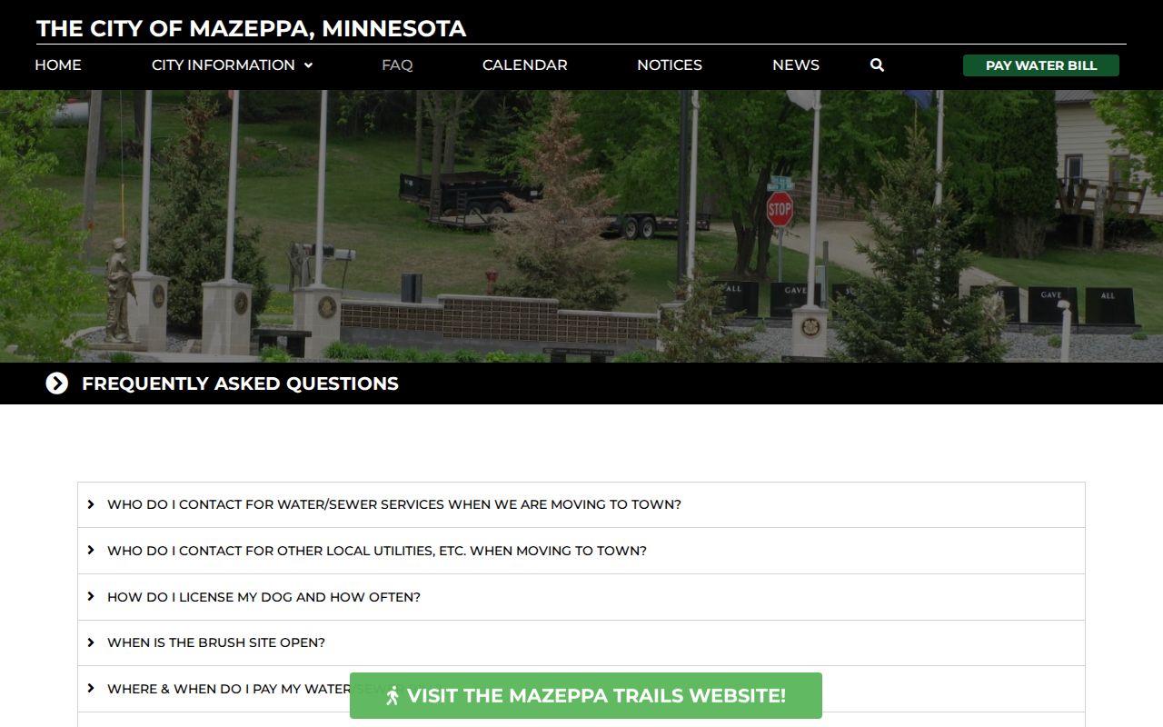 Wabasha County Mazeppa court docket City Hall information